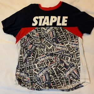 Vintage T-shirt by Staple “Goodluck” sneaker riots